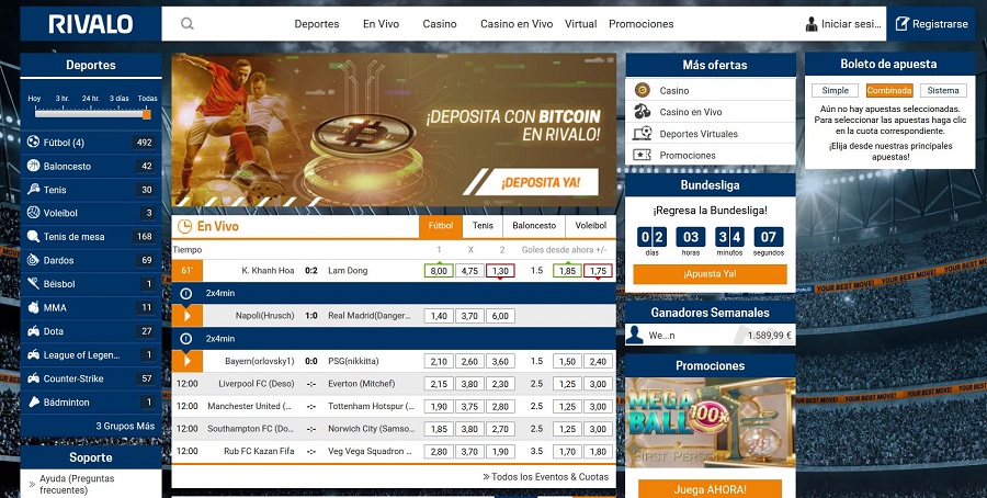 Rivalo Apuestas deportivas Rivalo Apuestas deportivas